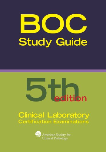 Stock image for Board of Certification Study Guide for Clinical Laboratory Certification Examinations, 5th Edition (BOR Study Guides) for sale by Books of the Smoky Mountains