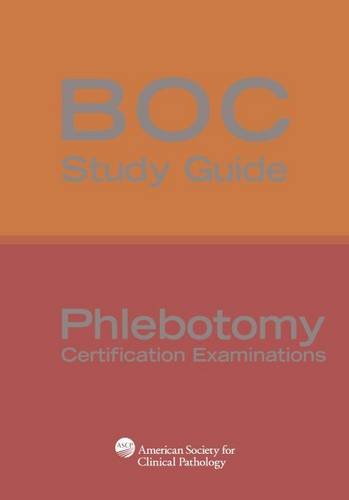 Beispielbild fr BOC Study Guide: Phlebotomy Certification Examinations zum Verkauf von ThriftBooks-Dallas