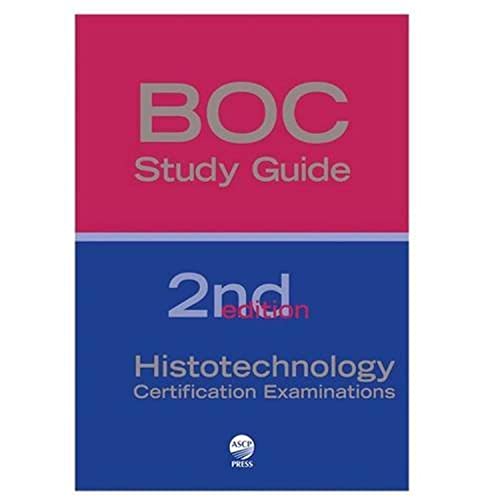 Beispielbild fr BOC Study Guide: Histotechnology Certification Exams zum Verkauf von BooksRun