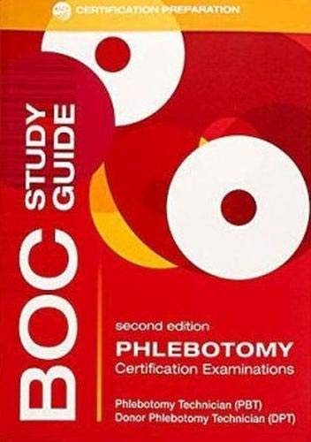 9780891896654: BOC Phlebotomy Study Guide