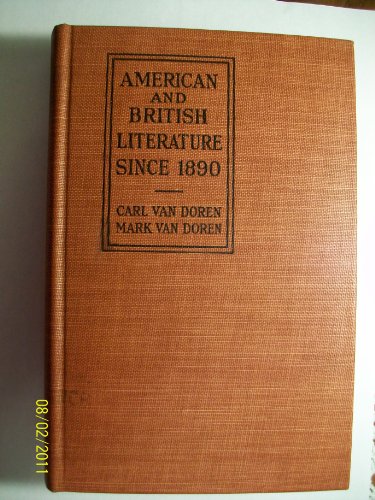 American and British Literature Since 1890 (9780891970071) by Van Doren, Carl; Van Doren, Mark