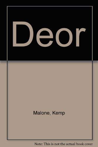 Deor (9780891975663) by Malone, Kemp