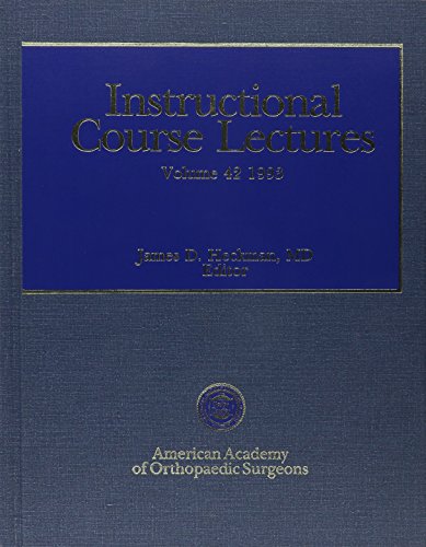 Imagen de archivo de Instructional Course Lectures, 1993 Volume 42 a la venta por Small World Books