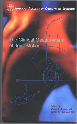 Stock image for Clinical Measurement of Joint Motion for sale by Better World Books: West