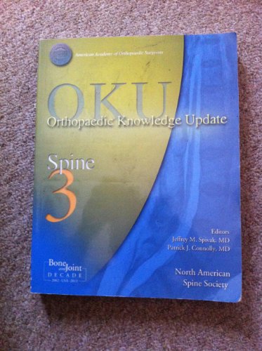 Imagen de archivo de Orthopaedic Knowledge Update Spine 3 a la venta por Better World Books