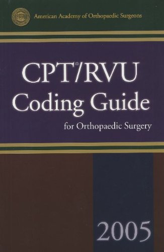 Cpt/Rvu 2005 Coding Guide (Cpt/Rvu Coding Guide) (9780892033584) by [???]