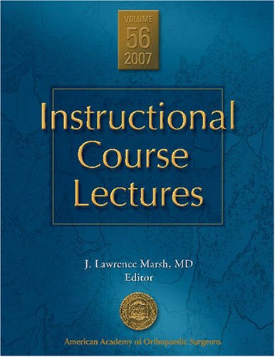 Imagen de archivo de Instructional Course Lectures Vol 56 a la venta por Basi6 International