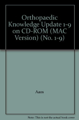 Orthopaedic Knowledge Update 1-9 on CD-ROM (MAC Version) (No. 1-9) (9780892035045) by Aaos