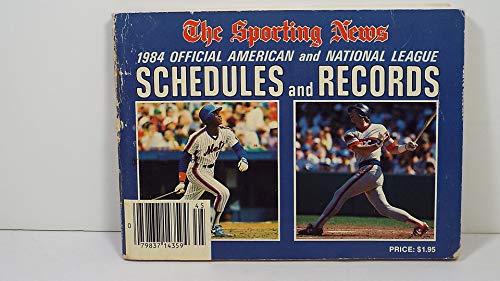 1984 Official American and National League Schedules and Records (9780892041527) by Sporting News