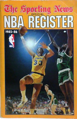 Beispielbild fr NBA Register 85-86 zum Verkauf von Wonder Book