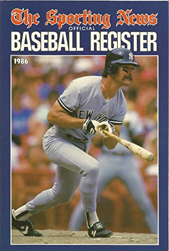 Stock image for The Sporting News Official Baseball Register, 1986 for sale by Better World Books