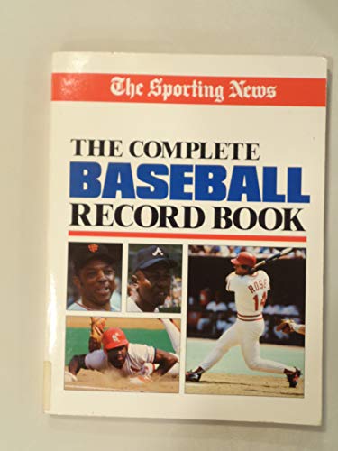 9780892042104: The Sporting News Complete Baseball Record Book