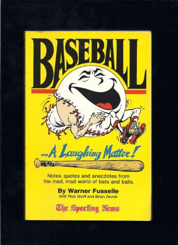 Stock image for Baseball.a Laughing Matter! for sale by Granada Bookstore,            IOBA