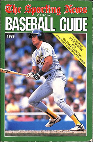 Beispielbild fr The Sporting News Official Baseball Guide, 1989 zum Verkauf von Better World Books