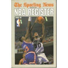 Stock image for The Sporting News Official NBA Register, 1990-91 for sale by Mike's Baseball Books