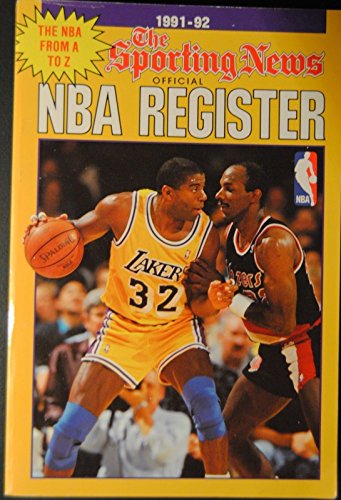 Stock image for The Sporting News Official NBA Register 1991-92 Edition for sale by Willis Monie-Books, ABAA