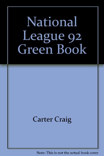 Stock image for National League 92 Green Book for sale by My Dead Aunt's Books
