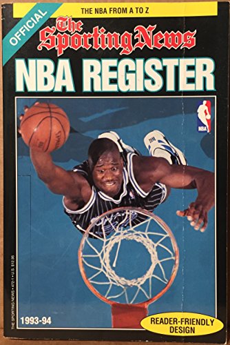 Beispielbild fr Official NBA Register, 1993-1994 zum Verkauf von Wonder Book