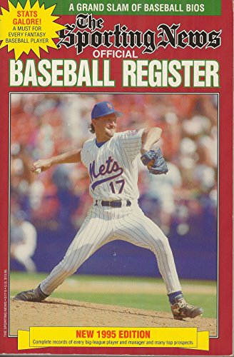 Stock image for The Sporting News Official Baseball Register 1995/a Grand Slam of Baseball Bios for sale by Bookplate