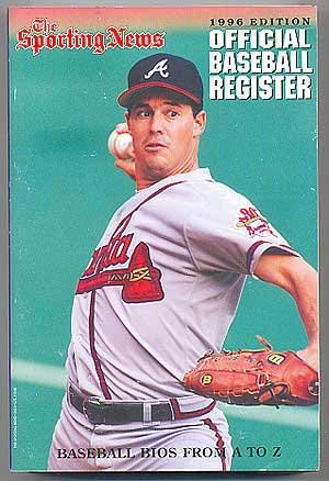 Stock image for The Sporting News Official Baseball Register 1996 for sale by Bookplate