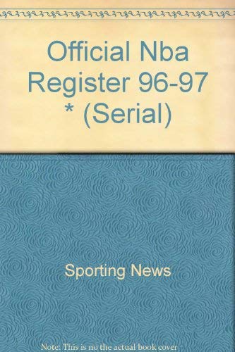 Beispielbild fr Official NBA Register 1996-97 Edition zum Verkauf von Wonder Book