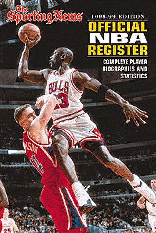 Stock image for The Sporting News Official NBA Register 1998-99 Edition for sale by Valley Books