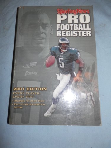 Beispielbild fr Pro Football Register, 2001 Edition zum Verkauf von Wonder Book