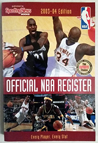 Imagen de archivo de Official NBA Register : Every Player, Every Stat a la venta por HPB-Diamond