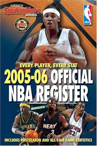 Stock image for Sporting News Official NBA Register: 2005-2006 Edition for sale by Half Price Books Inc.