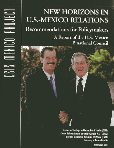 Stock image for NEW HORIZONS IN U S MEXICO RELATIONS Format: Paperback for sale by INDOO