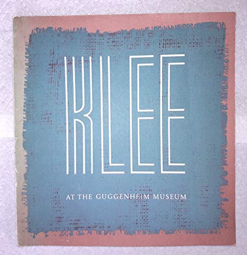 Stock image for Klee at the Guggenheim Museum for sale by Better World Books