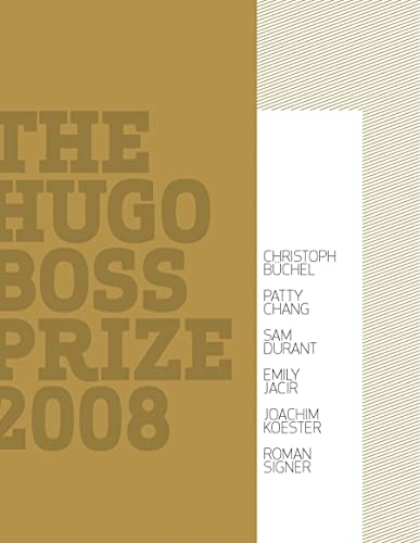 Stock image for The Hugo Boss Prize 2008 for sale by Grandisbooks