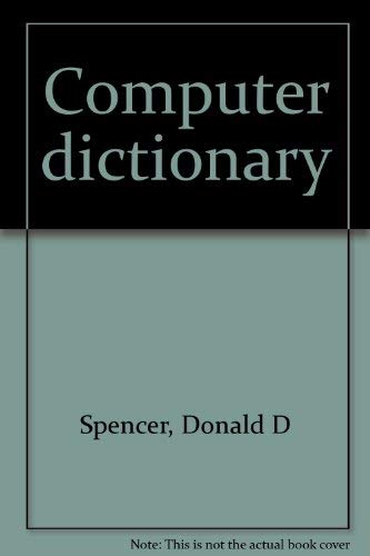 9780892182091: Computer dictionary