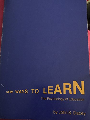Beispielbild fr New Ways to Learn: Psychology of Education zum Verkauf von NEPO UG