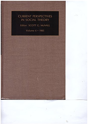 Stock image for Current Perspectives in Social Theory: A Research Annual, 1980 for sale by Redux Books