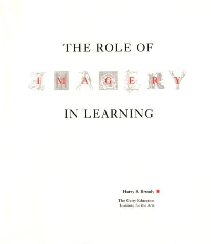 Beispielbild fr The Role of Imagery in Learning zum Verkauf von Blackwell's