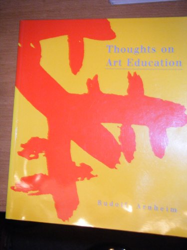 Imagen de archivo de Thoughts on Art Education (Occasional Paper Series Vol 2) a la venta por Wonder Book