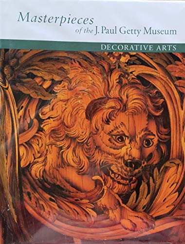 9780892364541: Masterpieces of the J. Paul Getty Museum: Decorative Arts