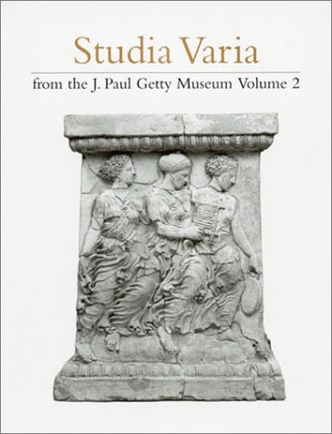 Imagen de archivo de Studia Varia from the J. Paul Getty Museum a la venta por Adagio Books