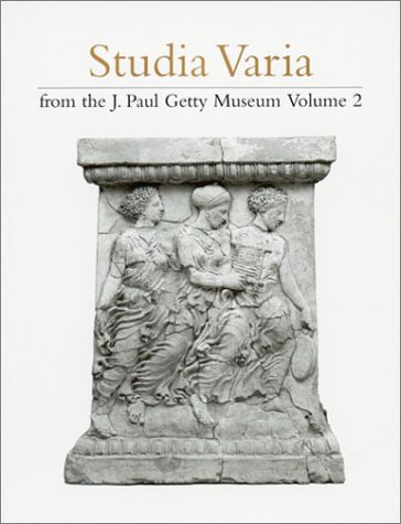 Stock image for Studia Varia from the J. Paul Getty Museum for sale by Adagio Books