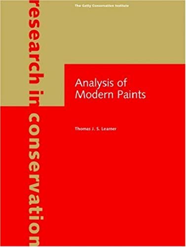 Beispielbild fr Analysis of Modern Paints zum Verkauf von Blackwell's