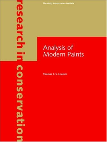 9780892367795: Analysis of Modern Paints (Getty Publications –)
