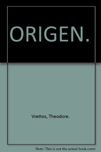Beispielbild fr Origen zum Verkauf von Better World Books