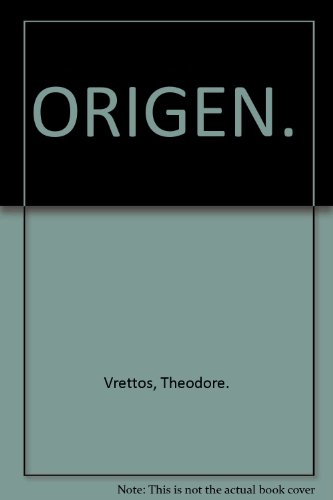 Stock image for Origen for sale by Better World Books