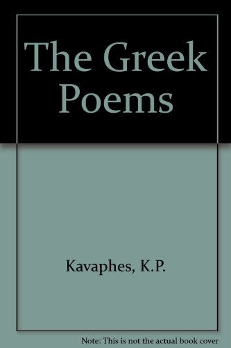 9780892414000: The Greek Poems