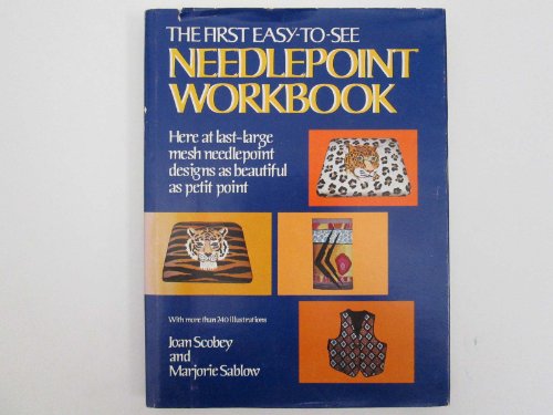 9780892560059: The first easy-to-see needlepoint workbook