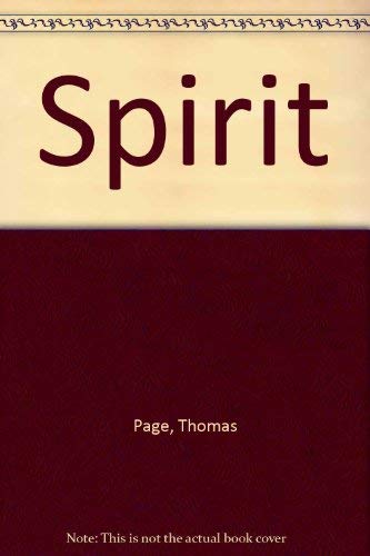 Beispielbild fr The Spirit - 1st Edition/1st Printing zum Verkauf von BooksRun