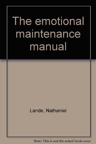 Beispielbild fr The emotional maintenance manual zum Verkauf von Robinson Street Books, IOBA