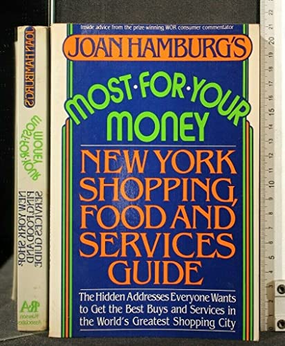 9780892562428: Joan Hamburg's Most-For-Your-Money New York Shopping and Services Guide