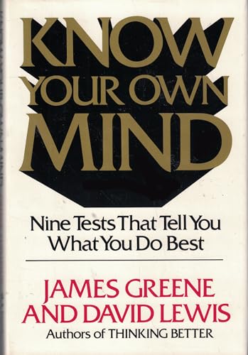 Imagen de archivo de Know Your Own Mind a la venta por Gulf Coast Books